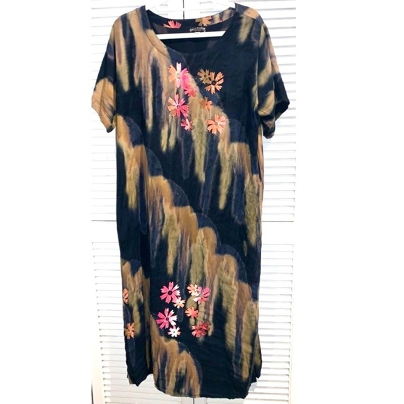 The Island Feeling Dresses & Skirts - The Island Feeling Rayon Maxi Floral Dress 1X
